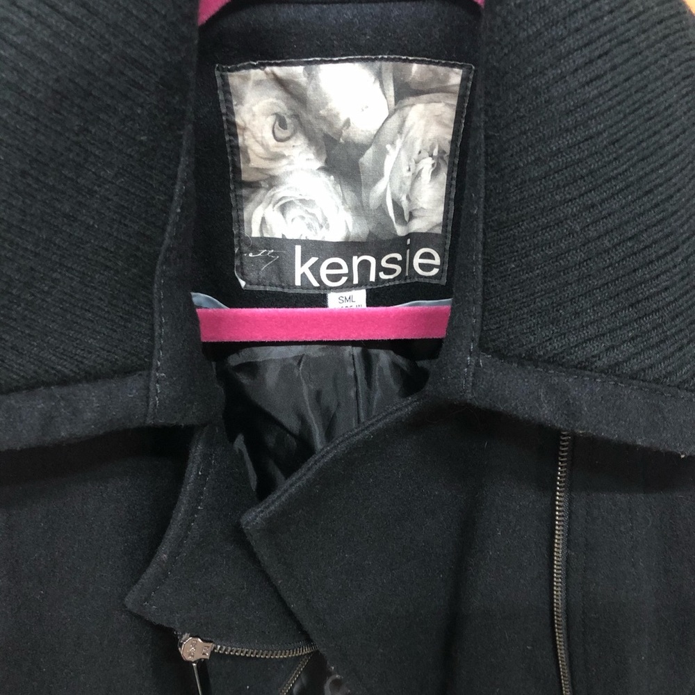 Kensie size small black studded coat - Picture 5 of 6